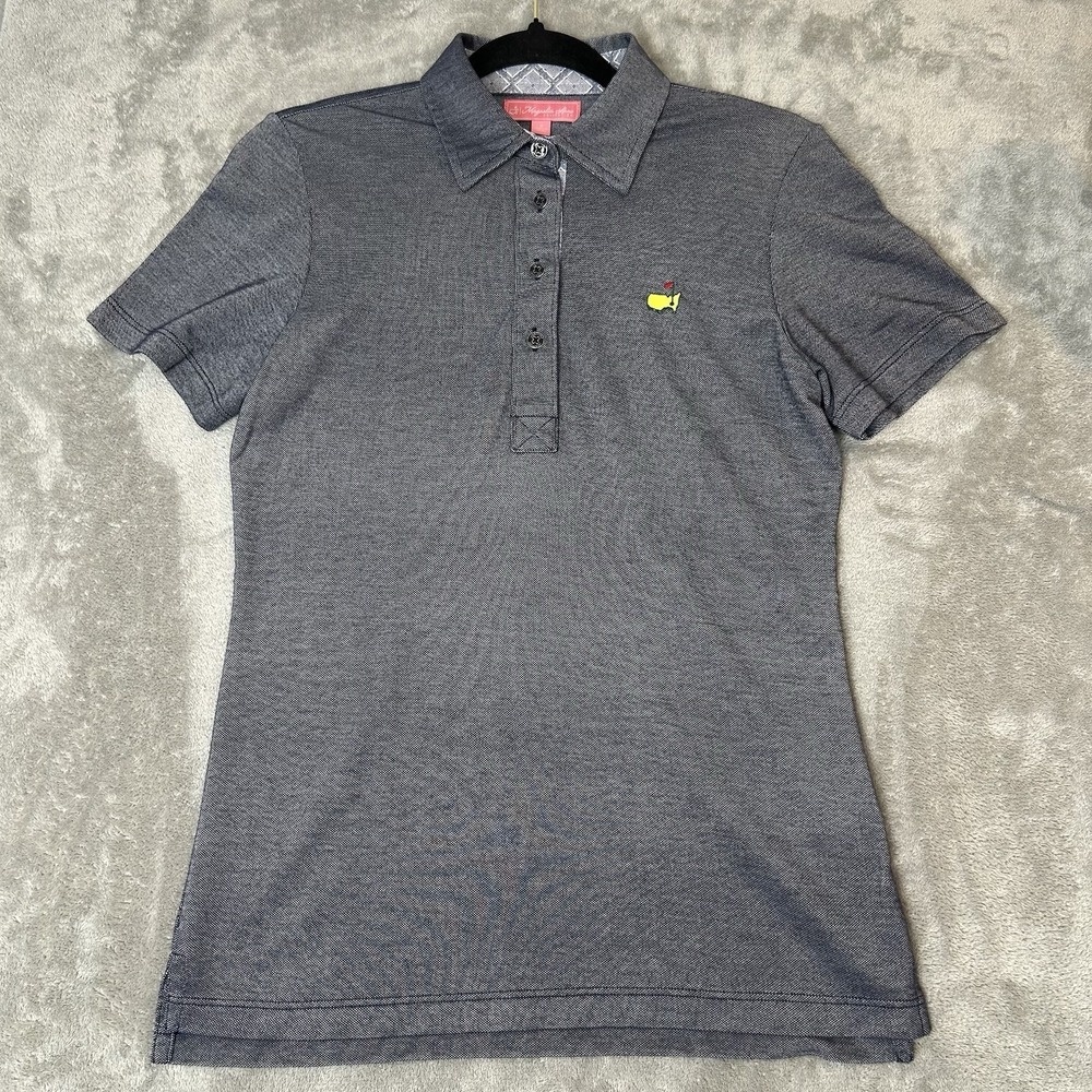 Augusta National Masters Magnolia Lane Collection Navy Polo Shirt Women's Small